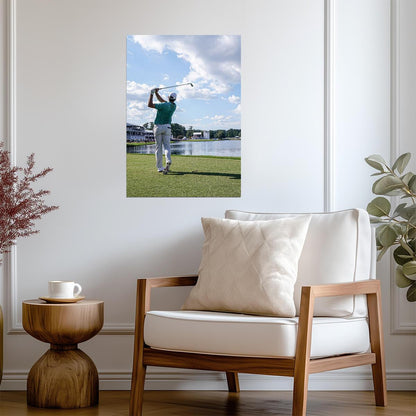 Rory McIlroy Golf Swing | Golf Poster | Sports Photography Print - Sports Poster