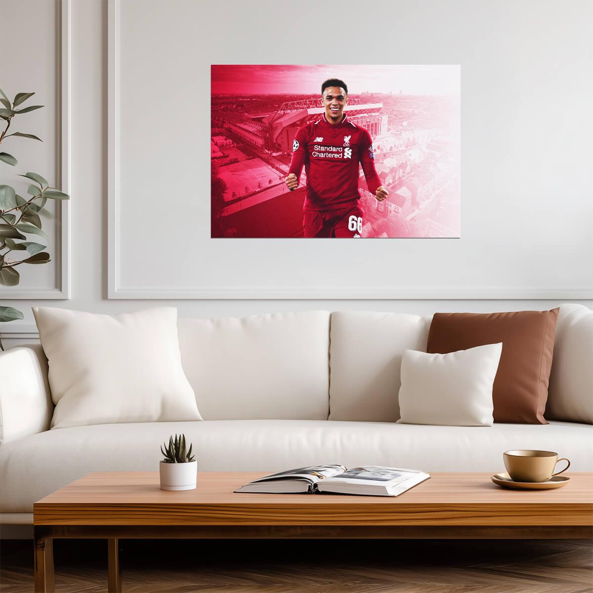 Trent Alexander Arnold Liverpool FC | Soccer Poster | Anfield Stadium Print - Sports Poster