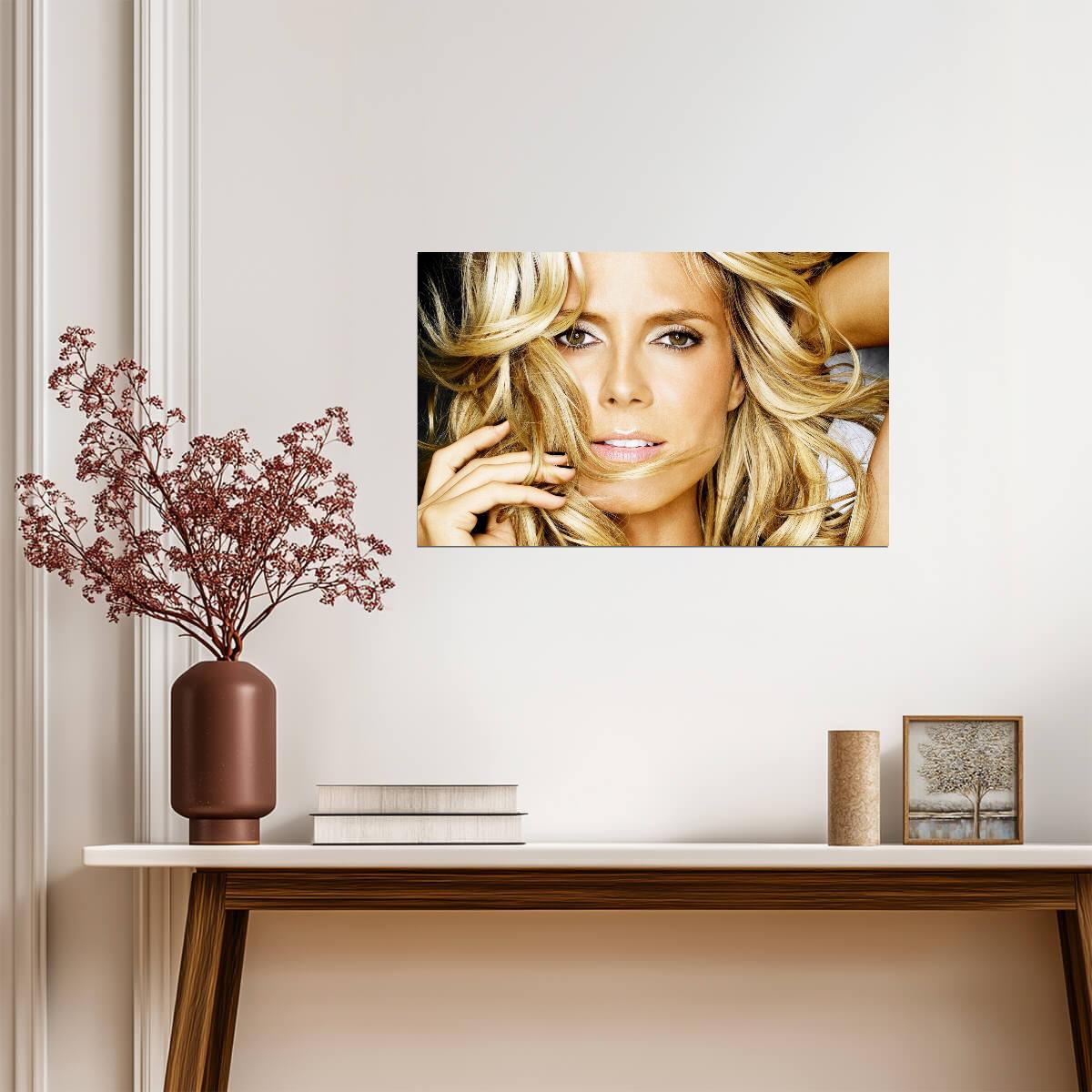 Heidi Klum | Supermodel Portrait | Celebrity Poster - Celebrities Poster