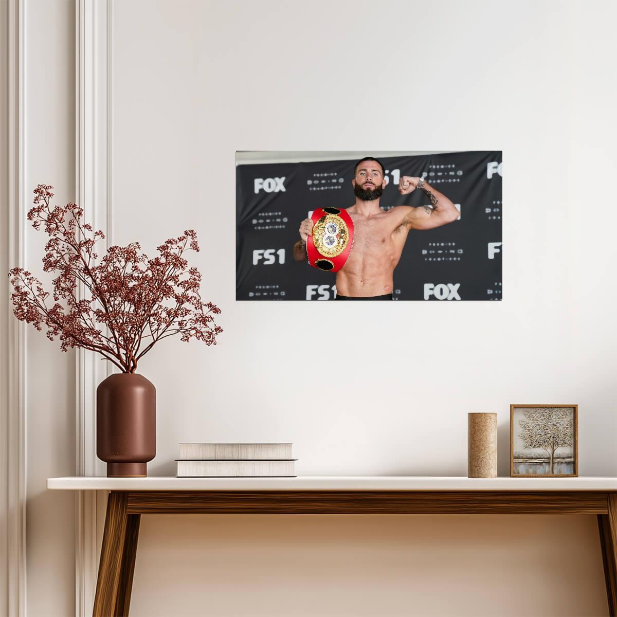 Caleb Plant IBF Champion | Boxing Poster | Sports Champion Wall Art - Sports Poster