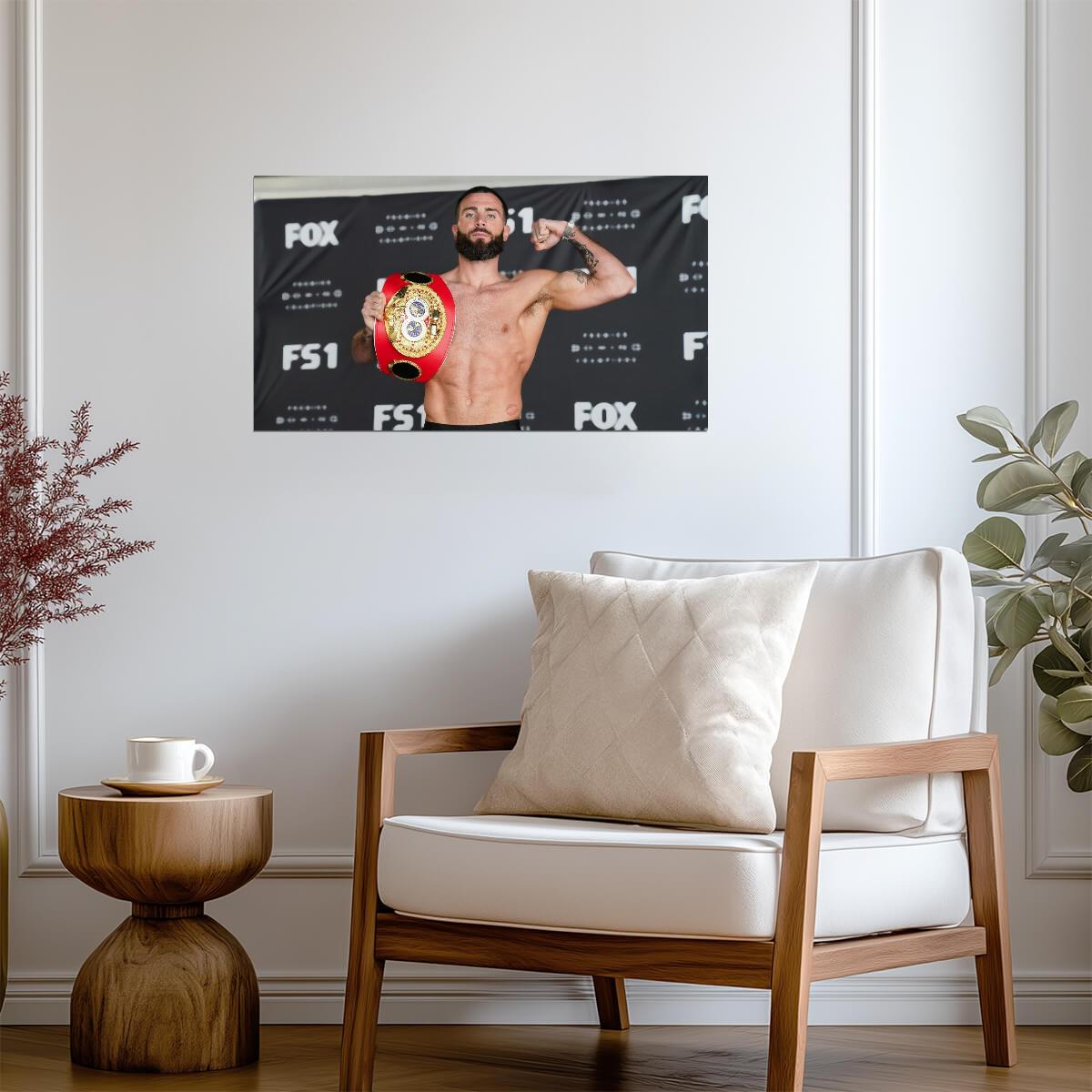 Caleb Plant IBF Champion | Boxing Poster | Sports Champion Wall Art - Sports Poster