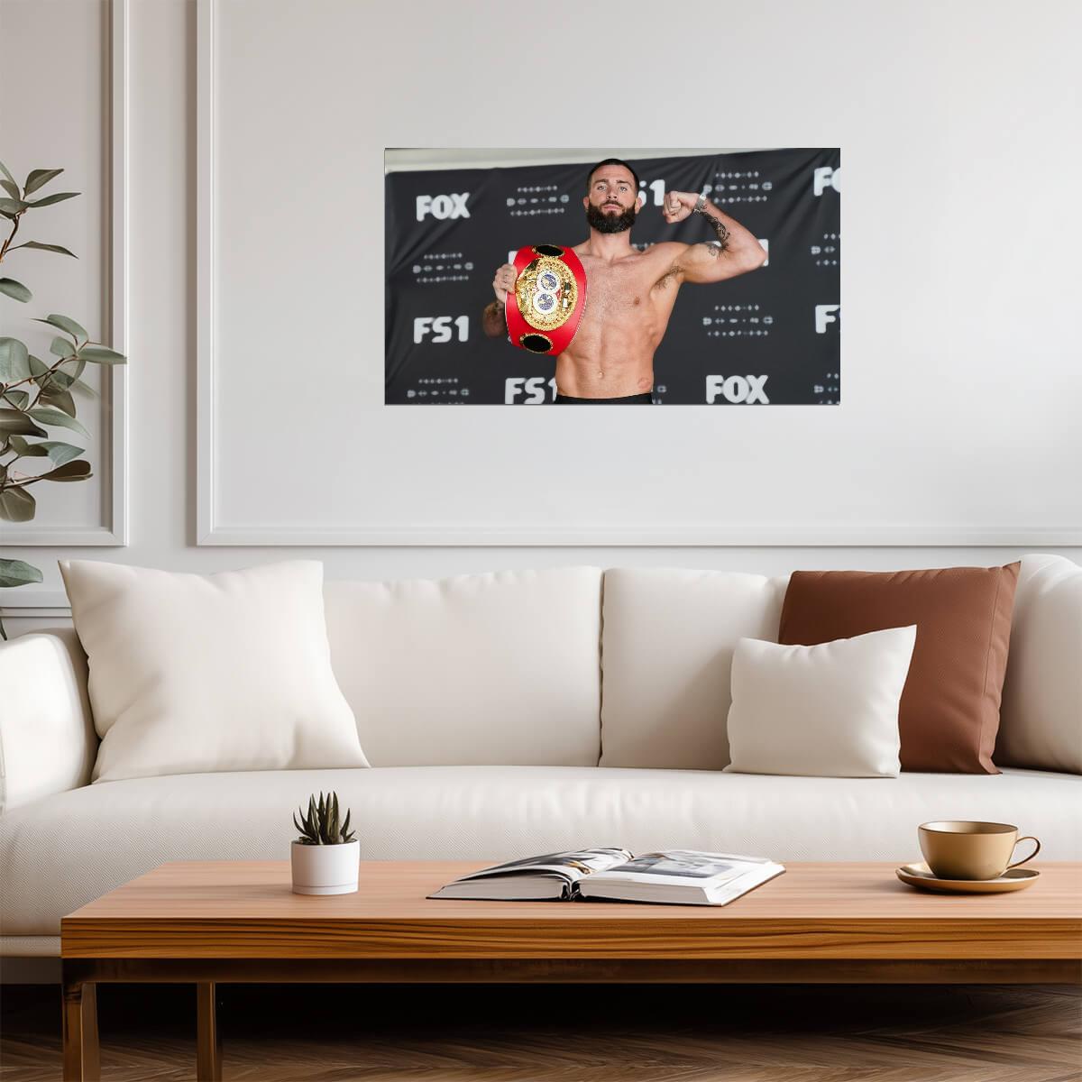 Caleb Plant IBF Champion | Boxing Poster | Sports Champion Wall Art - Sports Poster
