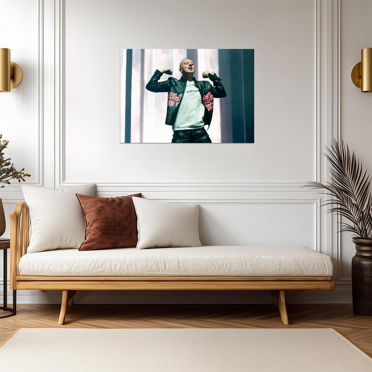 Aitch Live in Concert | British Rap Music Poster | UK Hip Hop Wall Art - Music Poster