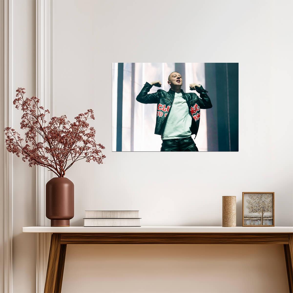 Aitch Live in Concert | British Rap Music Poster | UK Hip Hop Wall Art - Music Poster