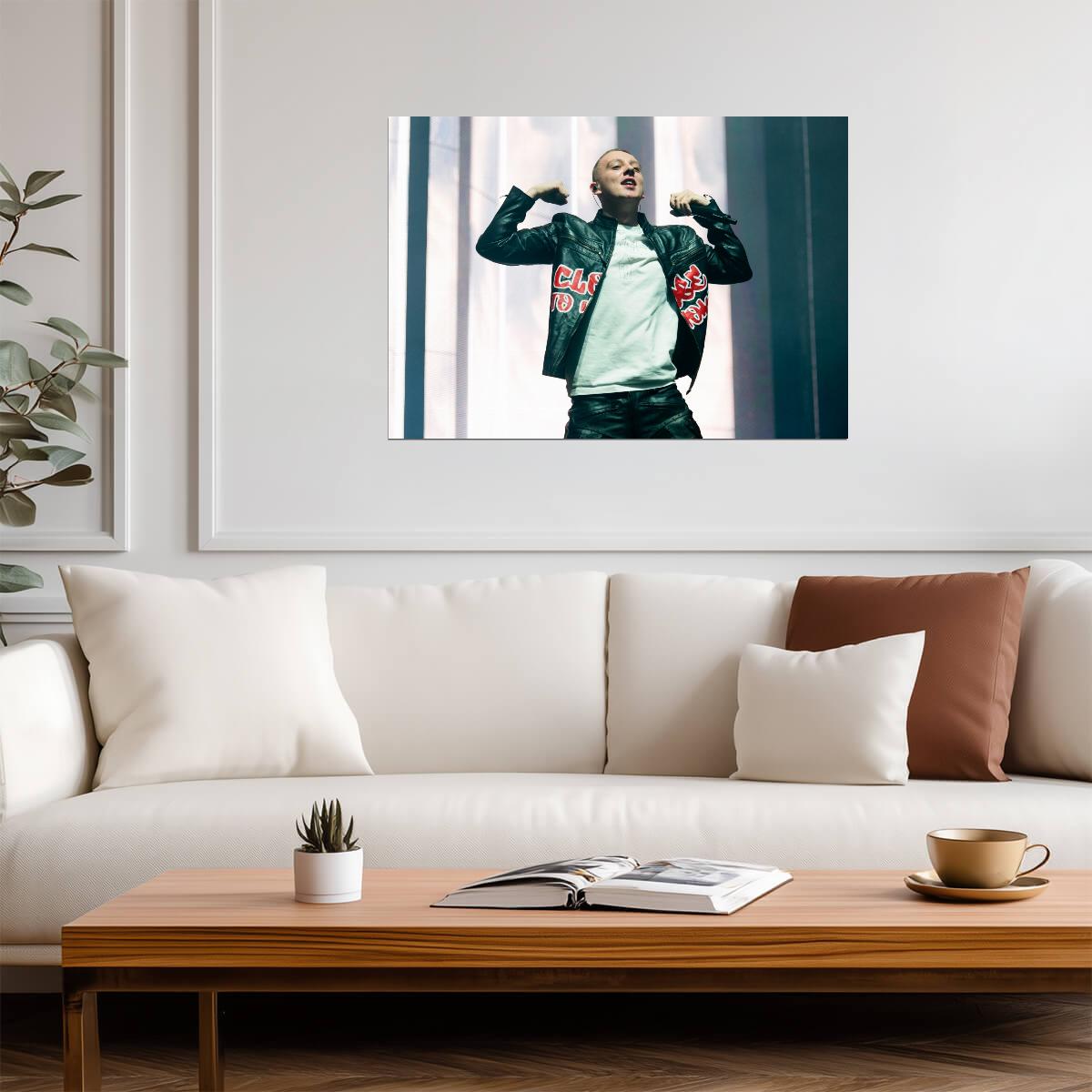 Aitch Live in Concert | British Rap Music Poster | UK Hip Hop Wall Art - Music Poster