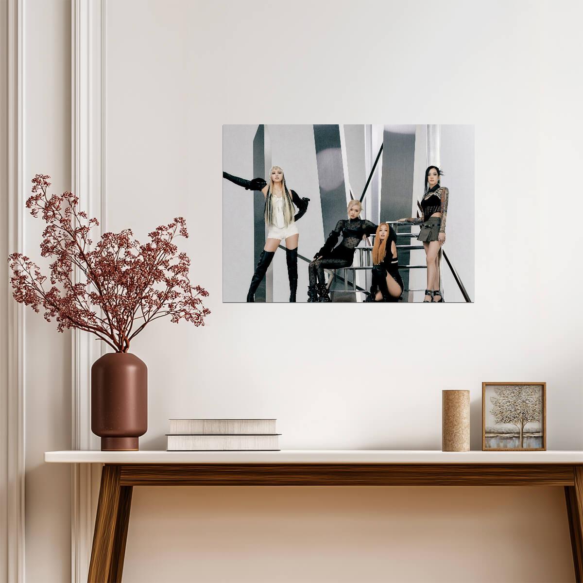 Blackpink Group Photoshoot | K-Pop Stars Poster | Modern Music Wall Art - Music Poster