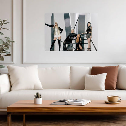 Blackpink Group Photoshoot | K-Pop Stars Poster | Modern Music Wall Art - Music Poster