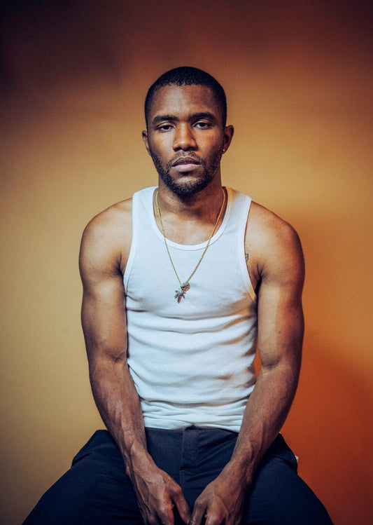 Frank Ocean Portrait | Modern R&B Music Poster | Minimalist Wall Art - Music Poster