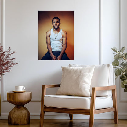 Frank Ocean Portrait | Modern R&B Music Poster | Minimalist Wall Art - Music Poster