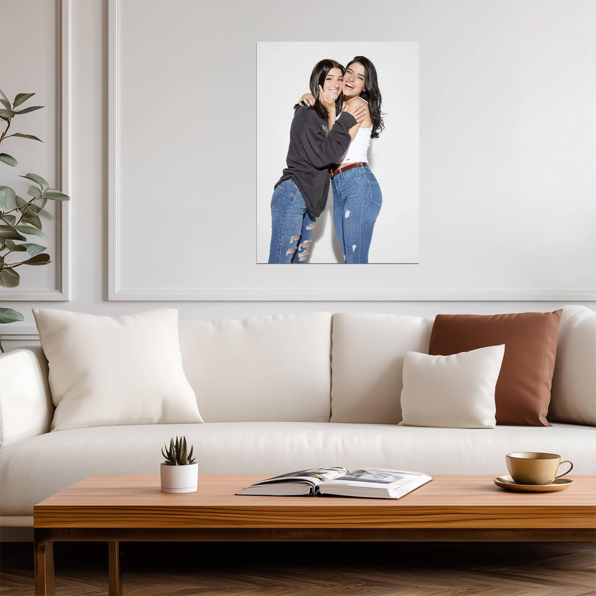 Charli and Dixie D'Amelio | TikTok Sisters | Star Poster - Celebrities Poster