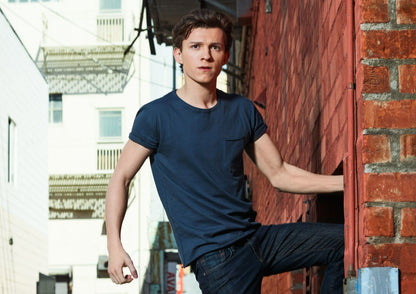 Tom Holland | Celebrity Portrait Poster | Modern Actor Wall Art - Celebrities Poster