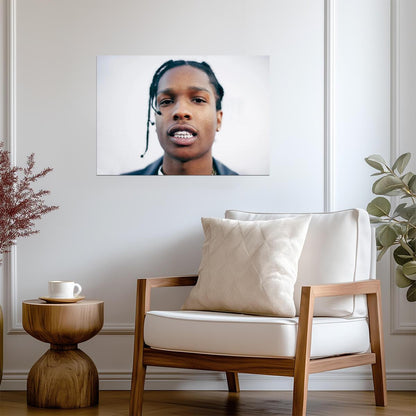 A$AP Rocky | Hip Hop Artist Poster | Rapper Wall Art - Music Poster
