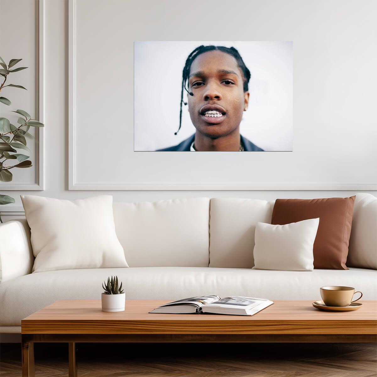 A$AP Rocky | Hip Hop Artist Poster | Rapper Wall Art - Music Poster