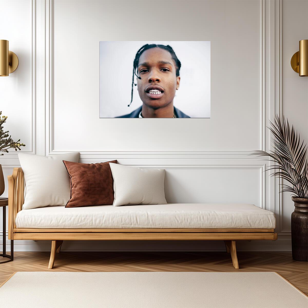 A$AP Rocky | Hip Hop Artist Poster | Rapper Wall Art - Music Poster