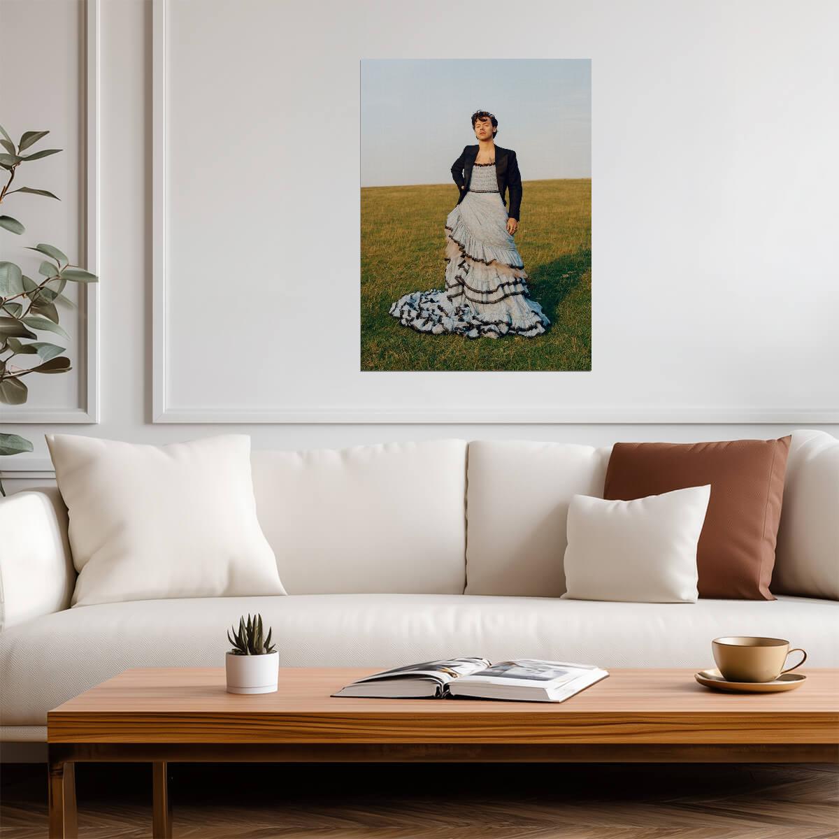 Harry Styles Vogue Cover Photoshoot | Music Fashion Poster | Pop Star Wall Art - Music Poster