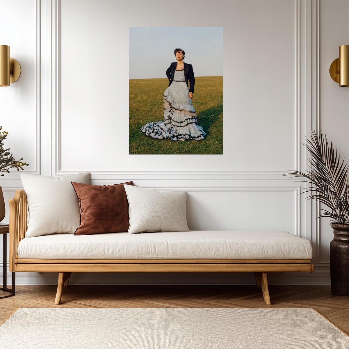 Harry Styles Vogue Cover Photoshoot | Music Fashion Poster | Pop Star Wall Art - Music Poster