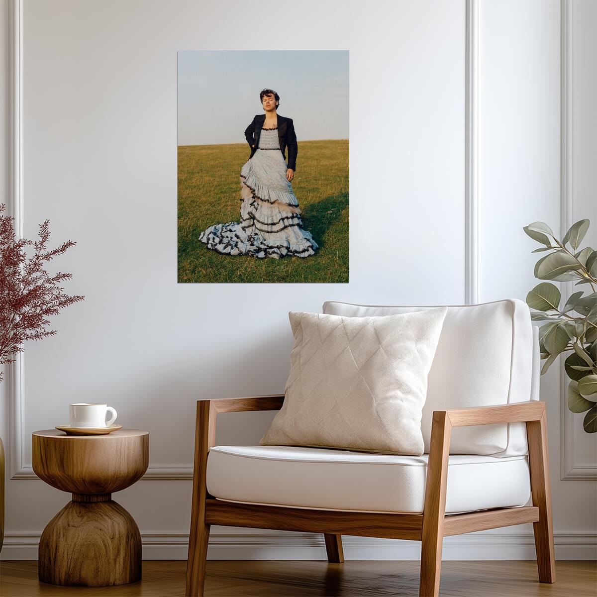 Harry Styles Vogue Cover Photoshoot | Music Fashion Poster | Pop Star Wall Art - Music Poster