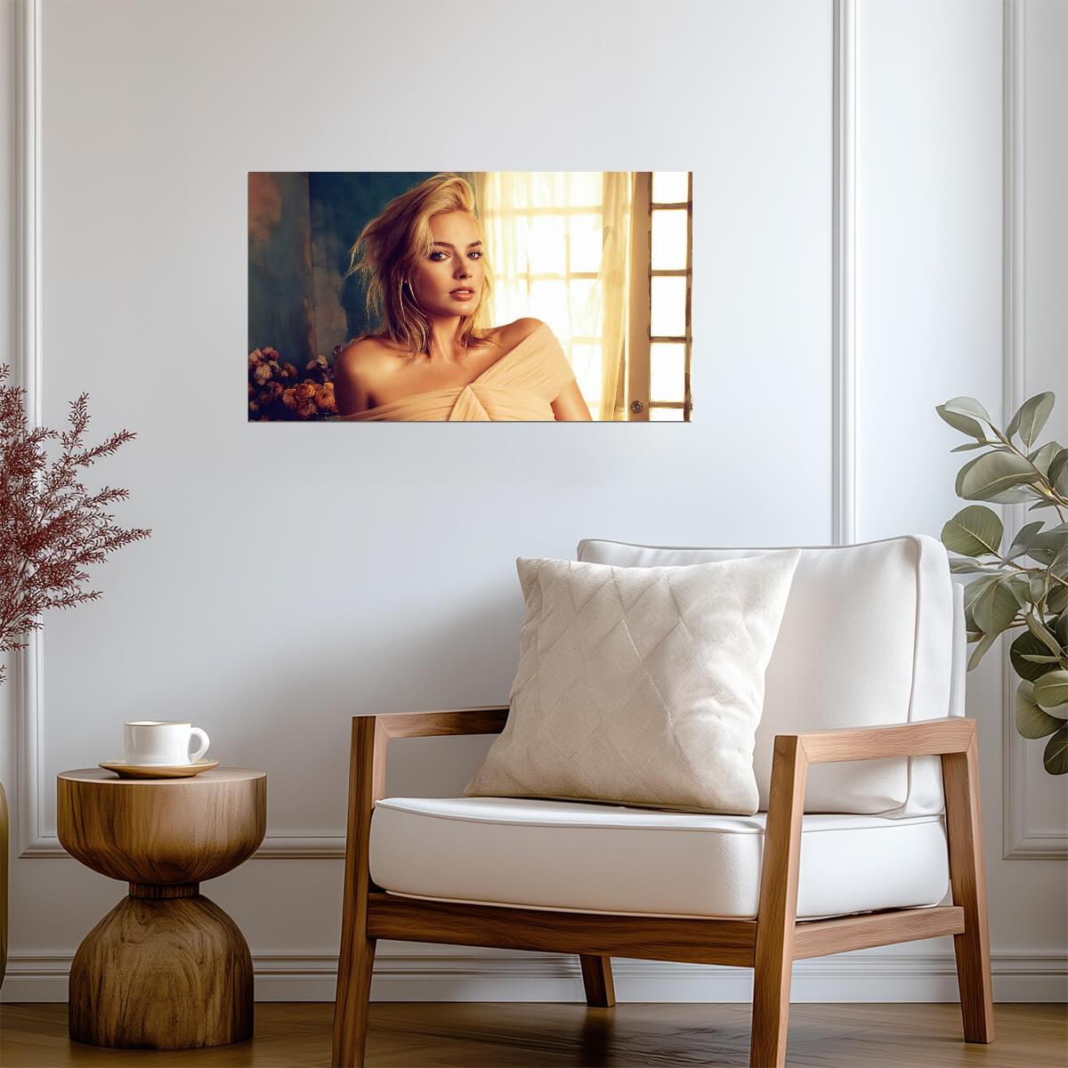 Margot Robbie Wall Art | Australian Actress Poster - Celebrities Poster