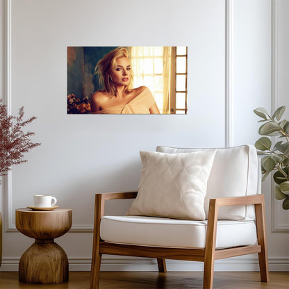 Margot Robbie Wall Art | Australian Actress Poster - Celebrities Poster