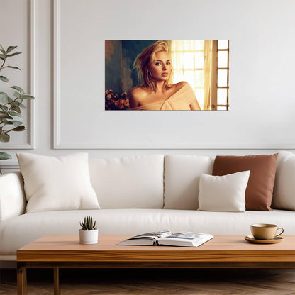 Margot Robbie Wall Art | Australian Actress Poster - Celebrities Poster