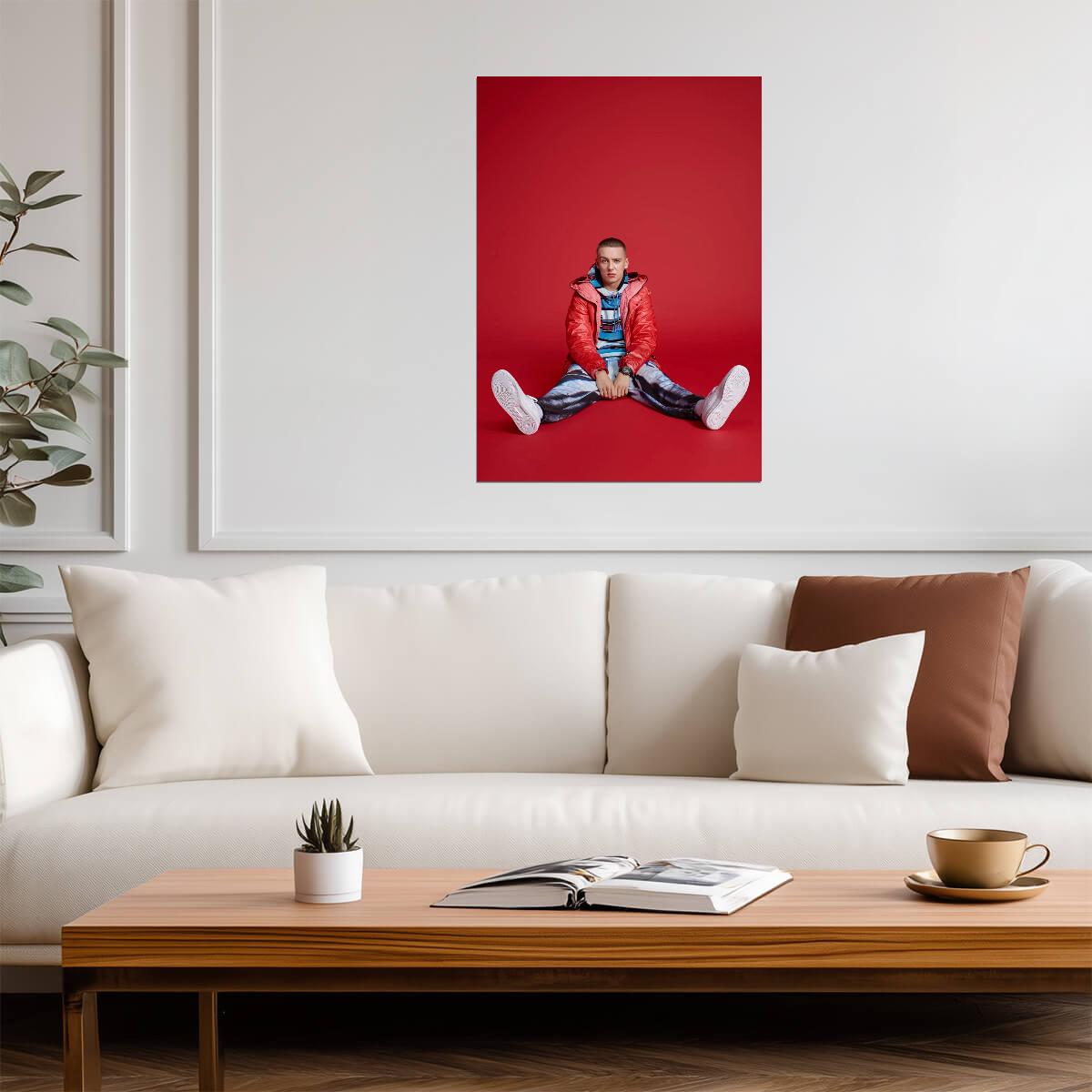 Aitch Studio Portrait | British Rap Artist Poster | Modern UK Hip Hop Wall Art - Music Poster