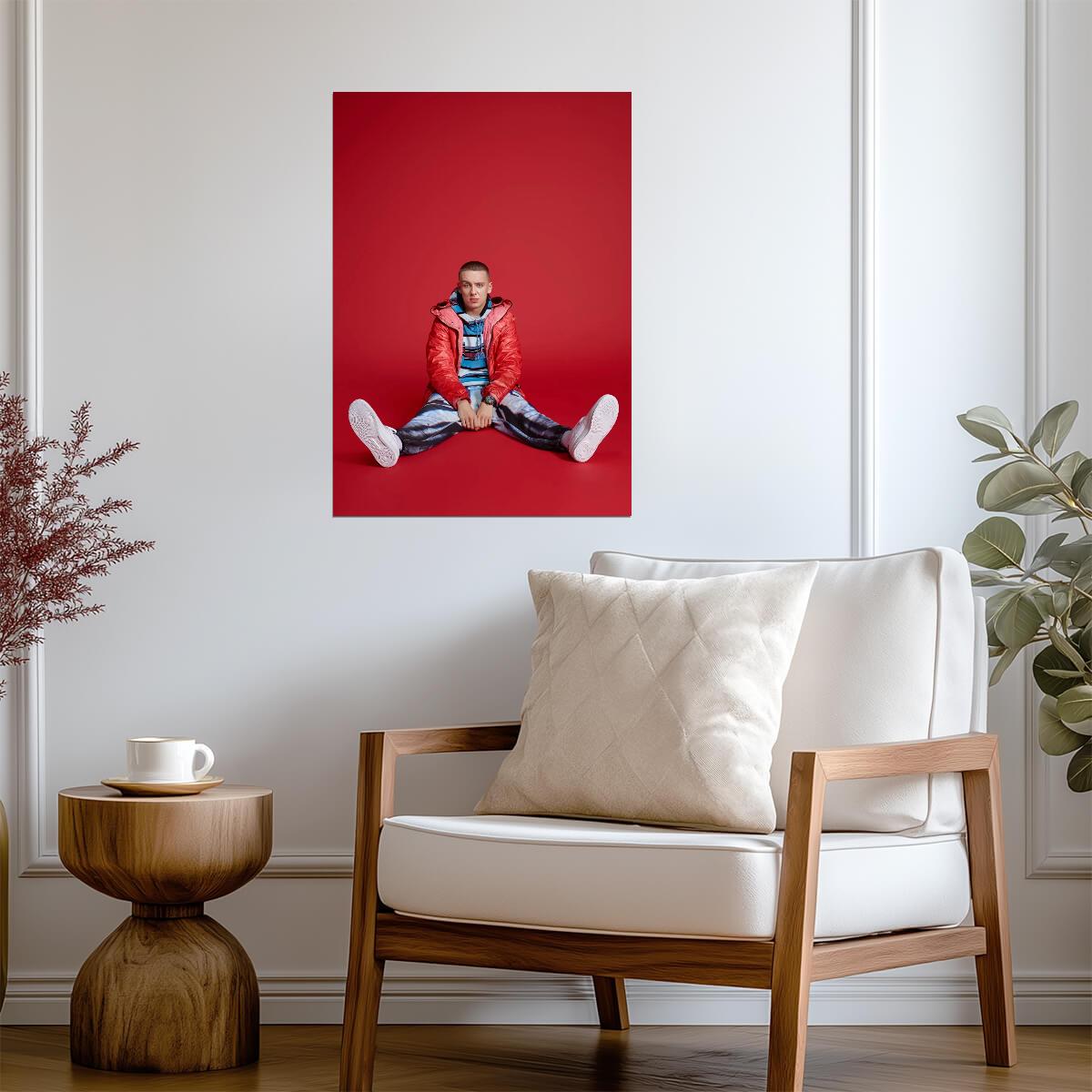 Aitch Studio Portrait | British Rap Artist Poster | Modern UK Hip Hop Wall Art - Music Poster