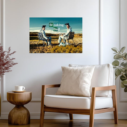 Breaking Bad Walter White & Jesse Pinkman | Crime Drama TV Show Poster | Classic Series Wall Art - Movies & TV Poster