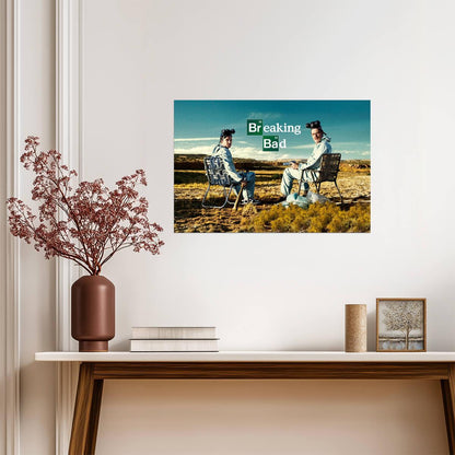 Breaking Bad Walter White & Jesse Pinkman | Crime Drama TV Show Poster | Classic Series Wall Art - Movies & TV Poster