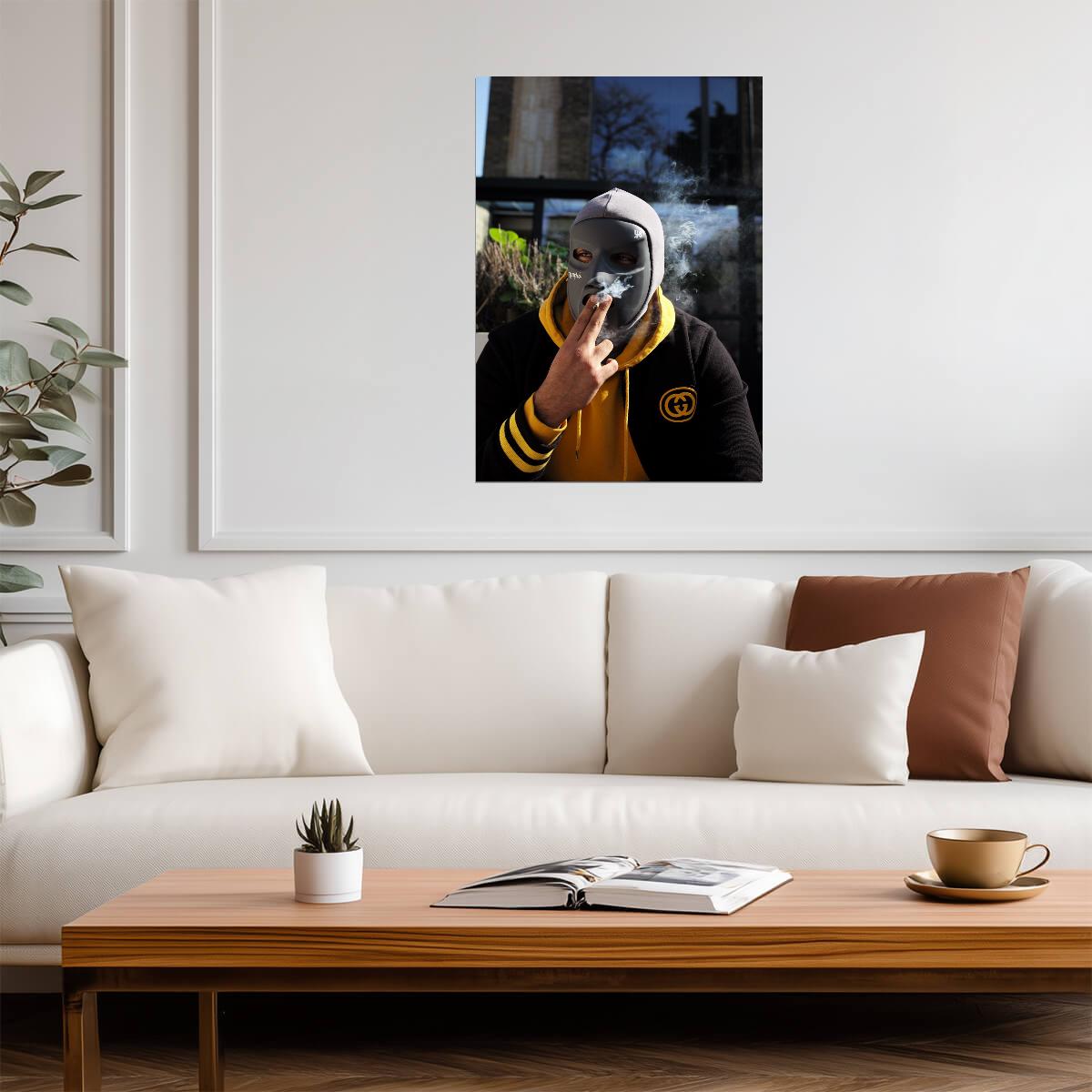 M Huncho Wall Art | British Rapper Poster - Music Poster