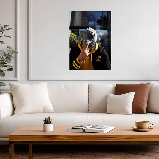M Huncho Wall Art | British Rapper Poster - Music Poster