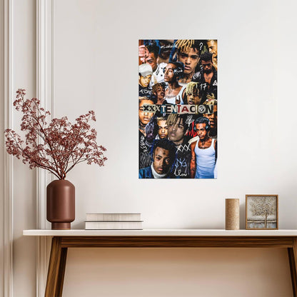 Xxxtentacion Tribute Collage | Music Star Poster | Hip Hop Legend Art - Music Poster