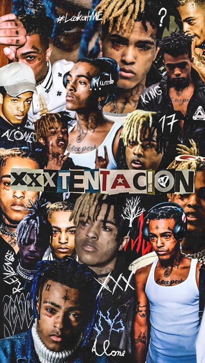 Xxxtentacion Tribute Collage | Music Star Poster | Hip Hop Legend Art - Music Poster