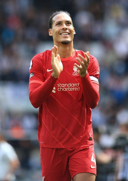 Virgil Van Dijk Liverpool FC | Soccer Poster | Dutch Football Legend - Sports Poster
