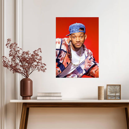 Will Smith as The Fresh Prince of Bel-Air | Classic 90s Sitcom Poster | Retro TV Wall Art - Celebrities Poster