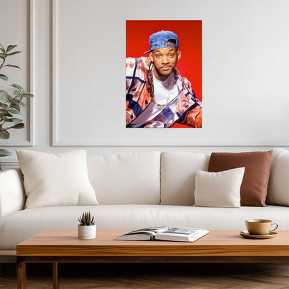 Will Smith as The Fresh Prince of Bel-Air | Classic 90s Sitcom Poster | Retro TV Wall Art - Celebrities Poster