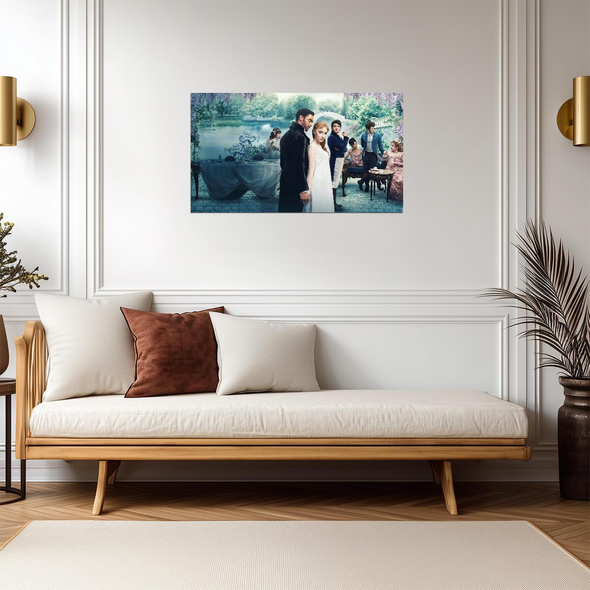 Bridgerton Daphne and Simon | Historical Romance TV Show Poster | Regency Era Wall Art - Movies & TV Poster
