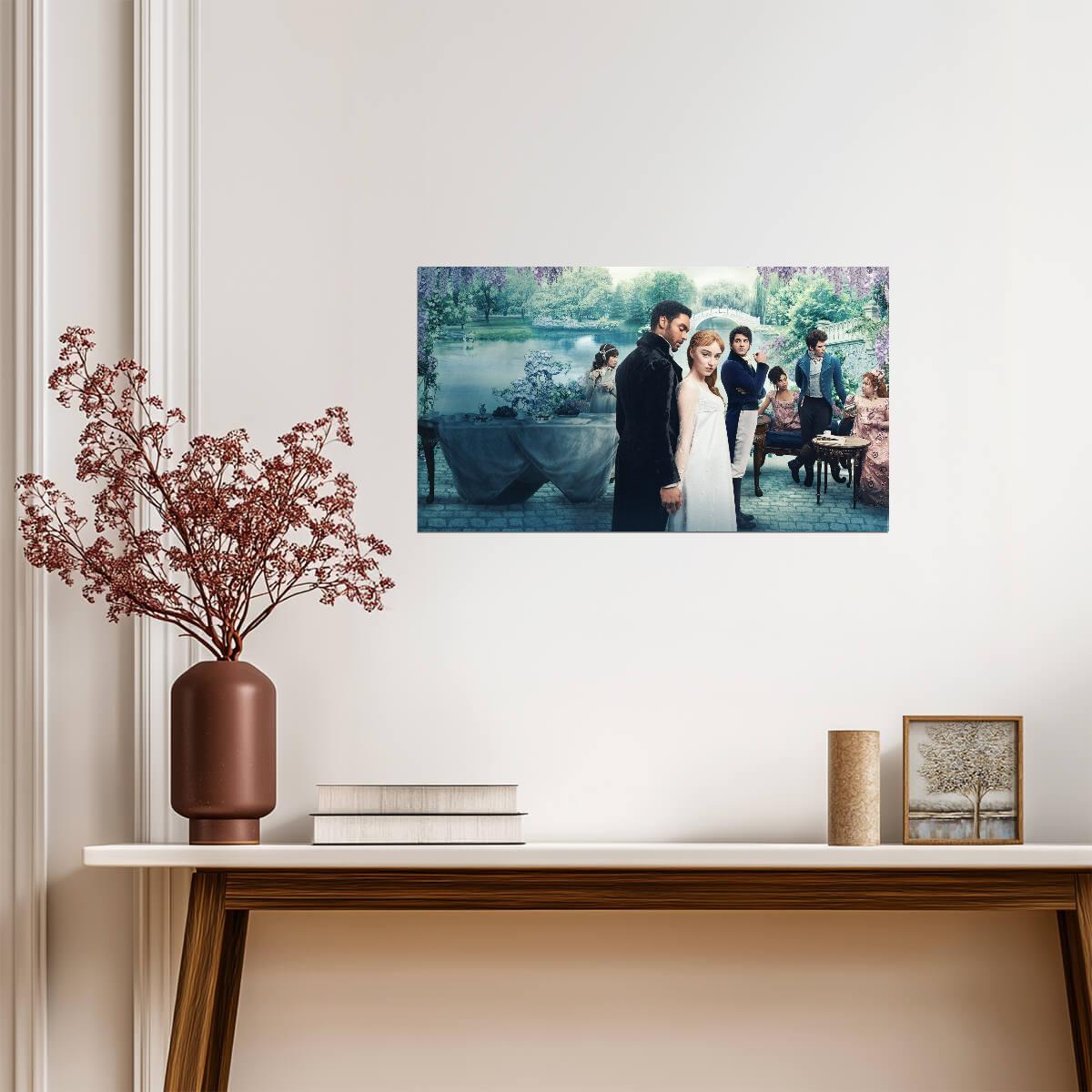 Bridgerton Daphne and Simon | Historical Romance TV Show Poster | Regency Era Wall Art - Movies & TV Poster