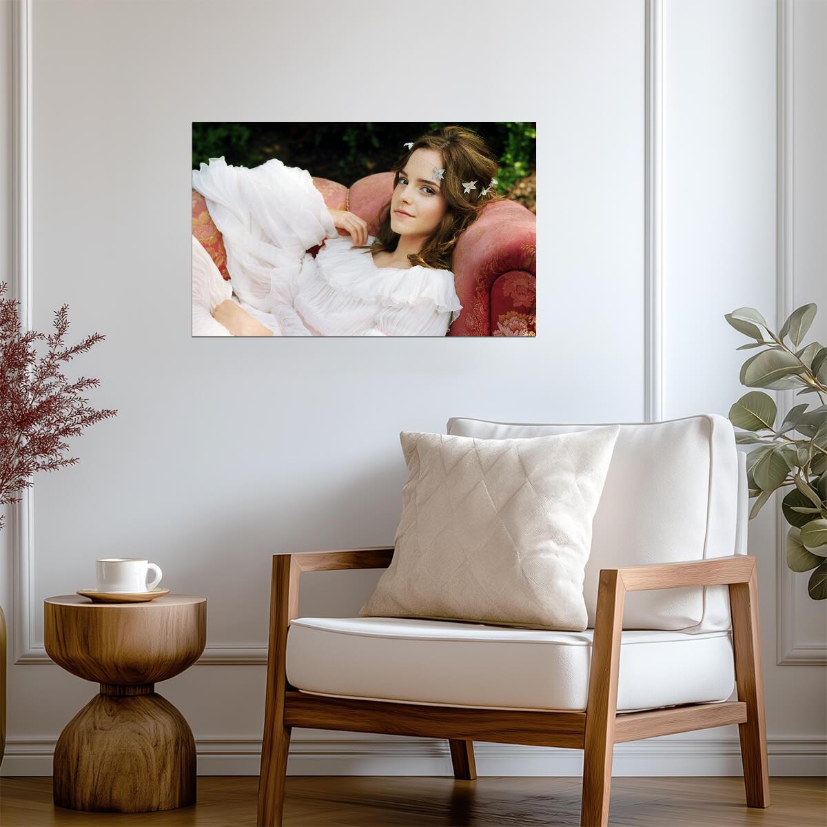 Emma Watson Elegant Portrait | Celebrity Photoshoot Poster | Actress Wall Art - Celebrities Poster