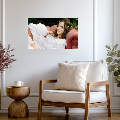 Emma Watson Elegant Portrait | Celebrity Photoshoot Poster | Actress Wall Art - Celebrities Poster