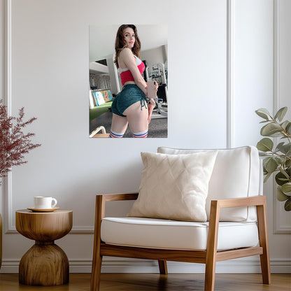 Amouranth | Streamer Star Print | Sexy Cosplay Poster - Celebrities Poster