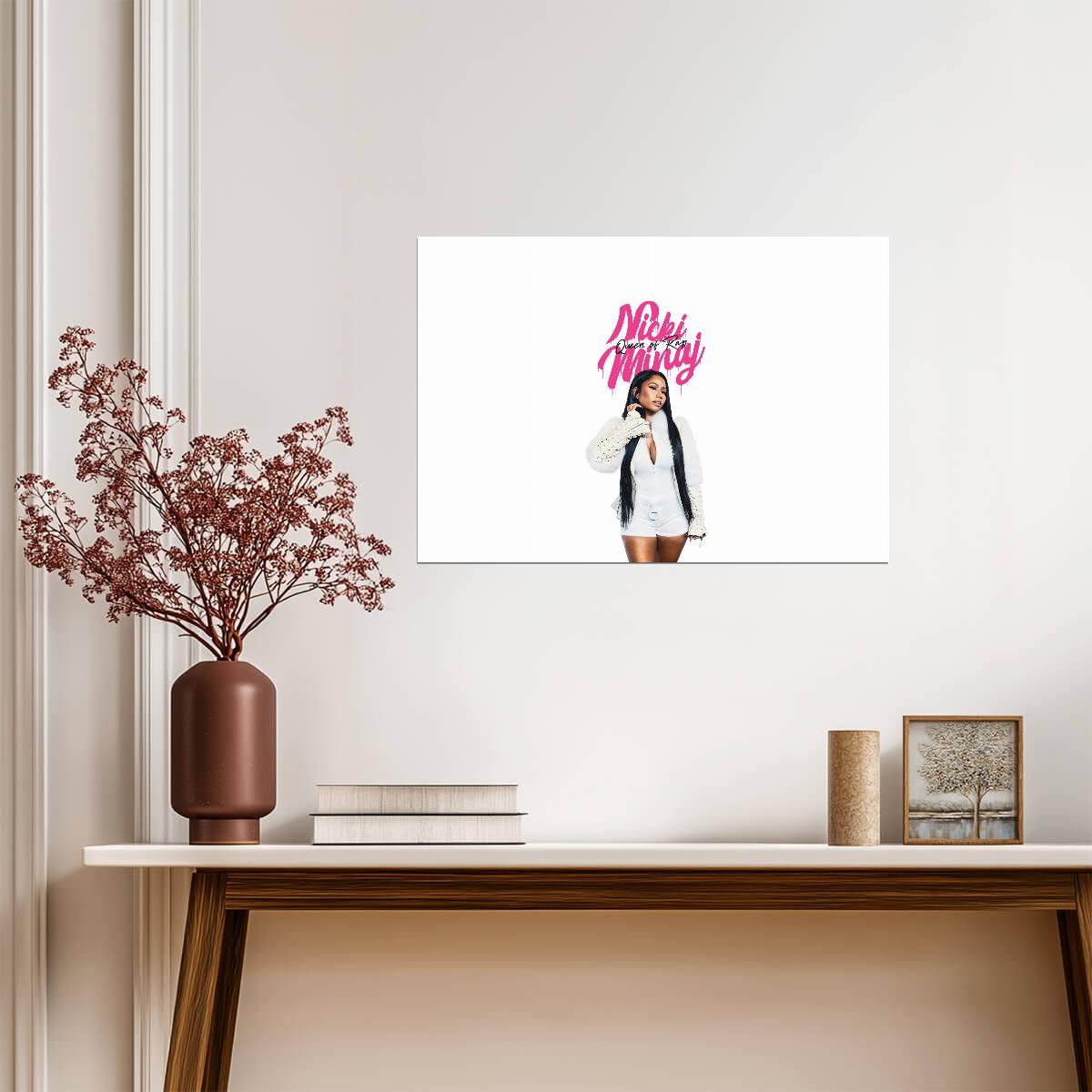 Nicki Minaj Queen of Rap | Documentary Poster | Hip Hop Legend Wall Art - Music Poster