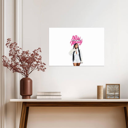Nicki Minaj Queen of Rap | Documentary Poster | Hip Hop Legend Wall Art - Music Poster