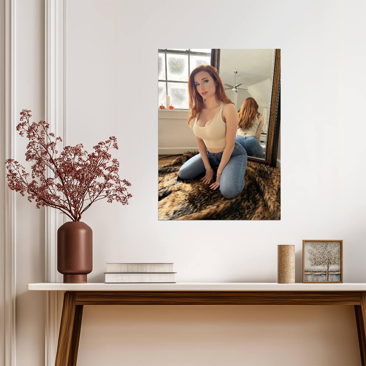 Amouranth | Internet Celebrity Art | Sexy Model Poster - Celebrities Poster