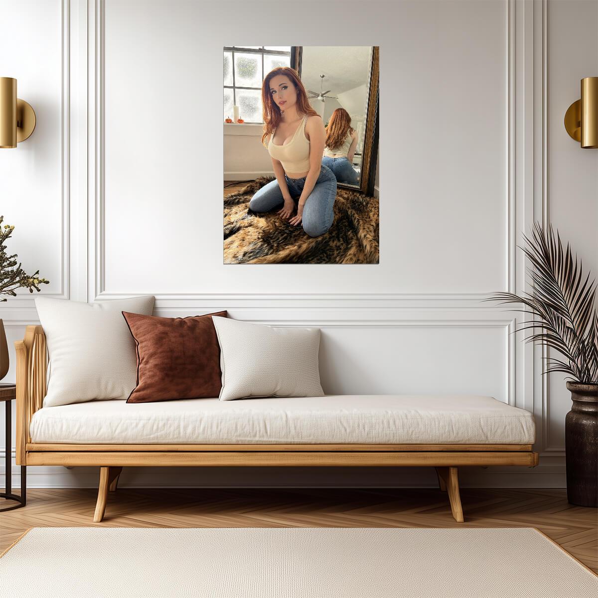 Amouranth | Internet Celebrity Art | Sexy Model Poster - Celebrities Poster