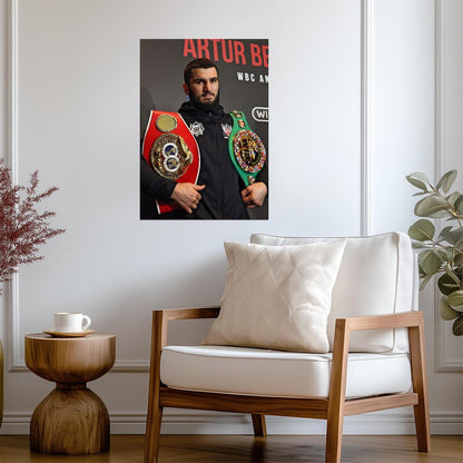 Artur Beterbiev Unified World Champion | Boxing Poster | Sports Legend Print - Sports Poster