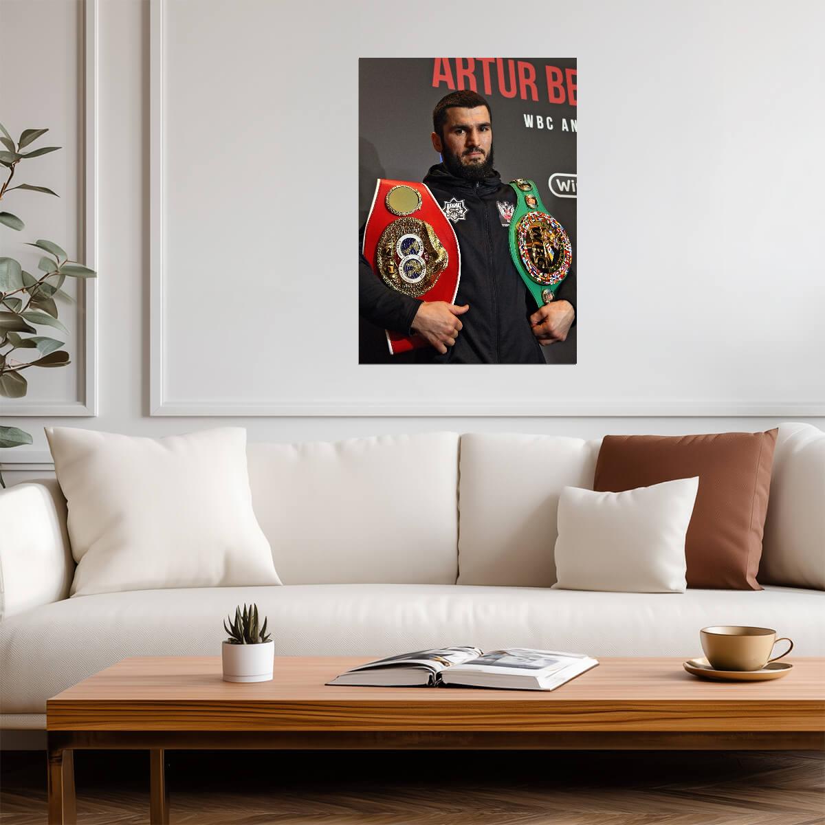 Artur Beterbiev Unified World Champion | Boxing Poster | Sports Legend Print - Sports Poster