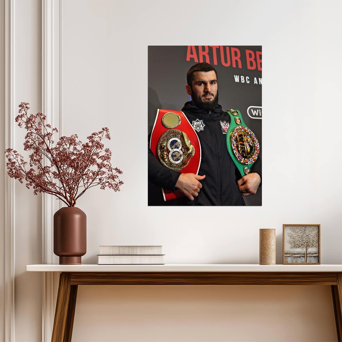 Artur Beterbiev Unified World Champion | Boxing Poster | Sports Legend Print - Sports Poster