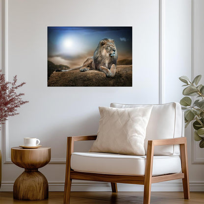 Lion Poster | Wildlife Photography Wall Art - Photography Poster