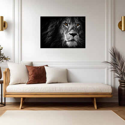 Lion Wall Art | Wildlife Photo Poster - Photography Poster