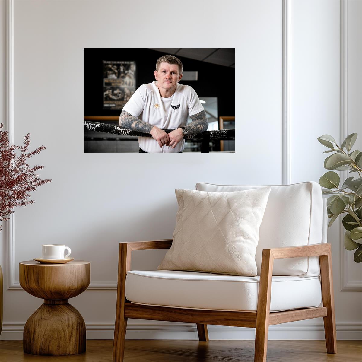 Ricky Hatton The Hitman Portrait | Boxing Poster | British Sports Legend - Sports Poster